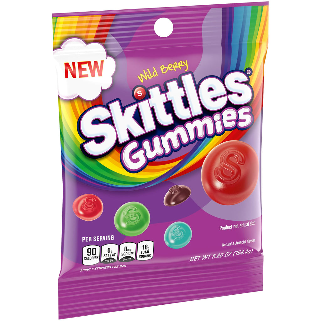 Skittles Sour Gummies, 5.8 Oz (Pack of 12) Skittles