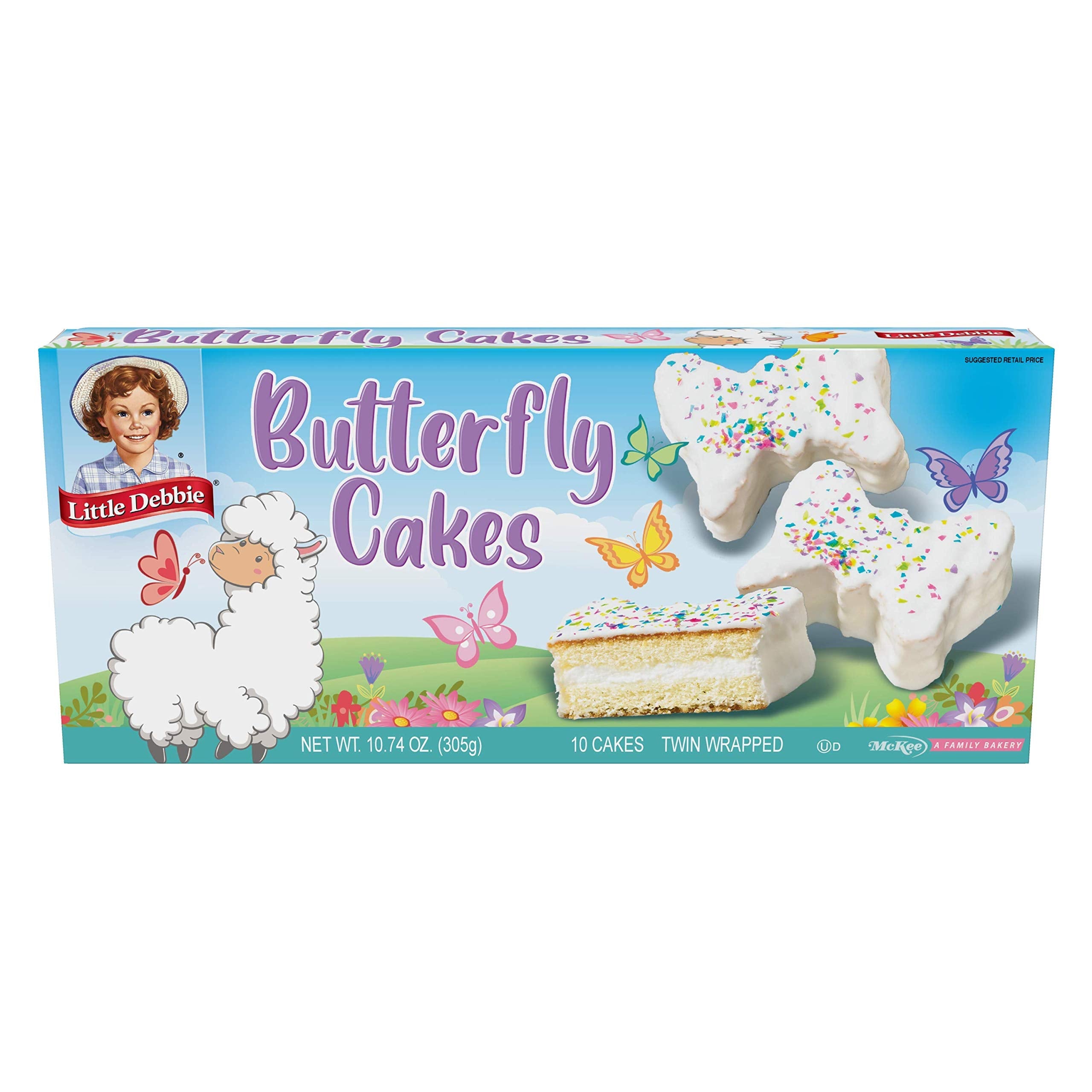 Little Debbie Butterfly Cakes, 10.74 oz Little Debbie