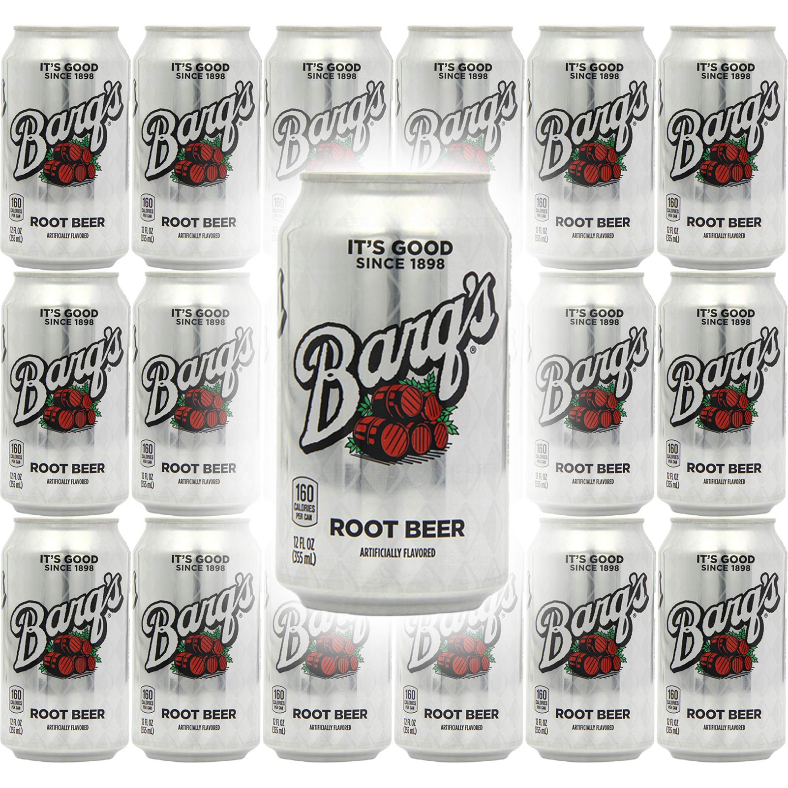 Barq's Root Beer, 12 fl oz (Pack of 18) Barq's