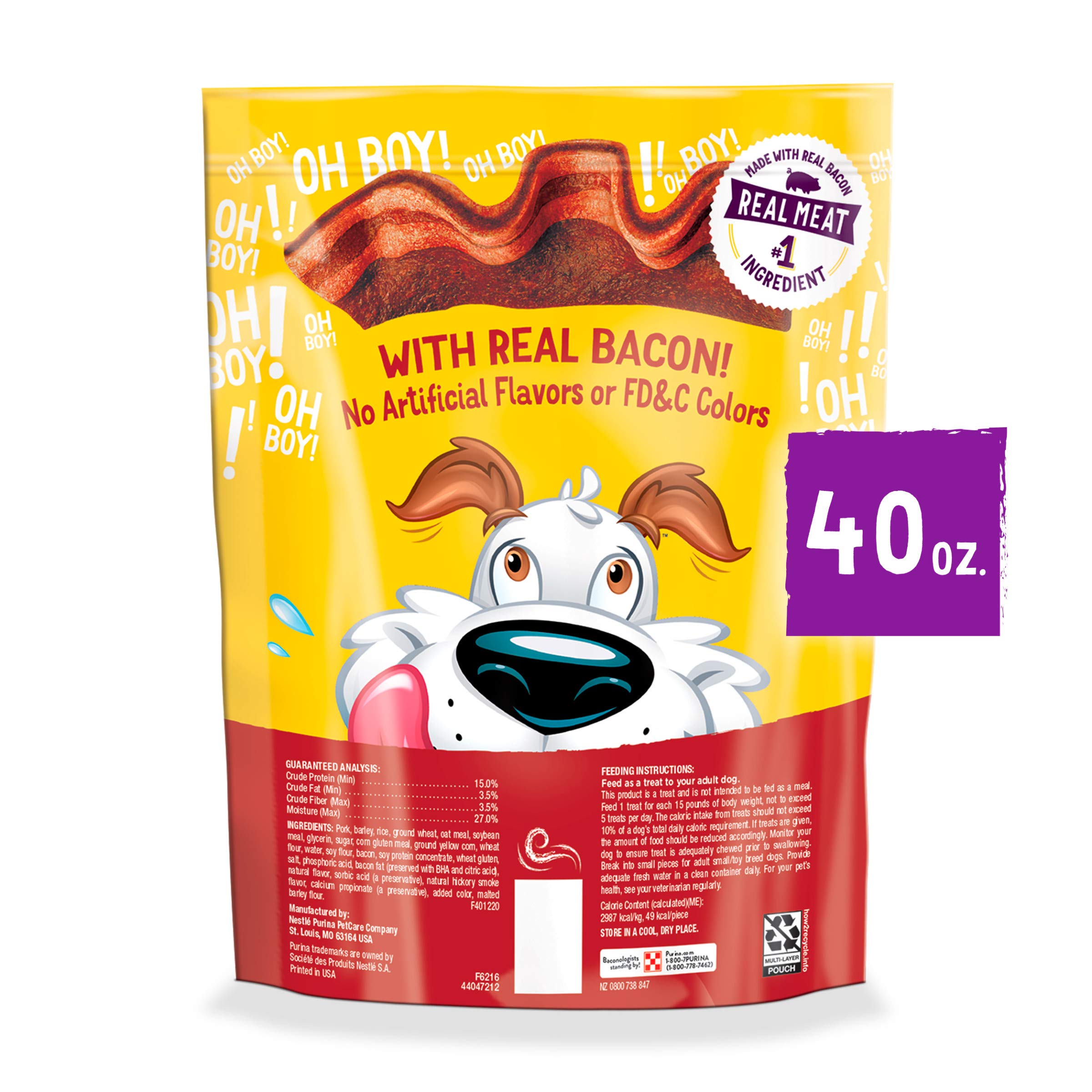Purina Beggin' Strips, Thick Cut Hickory Smoke, 40 oz Purina