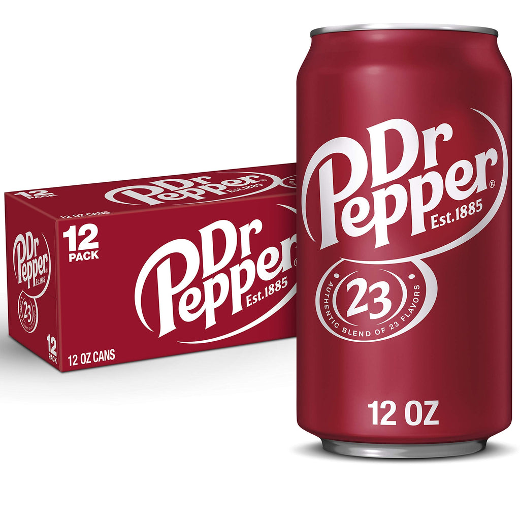 Dr Pepper Soda, 12 fl oz (Pack of 12) Dr Pepper