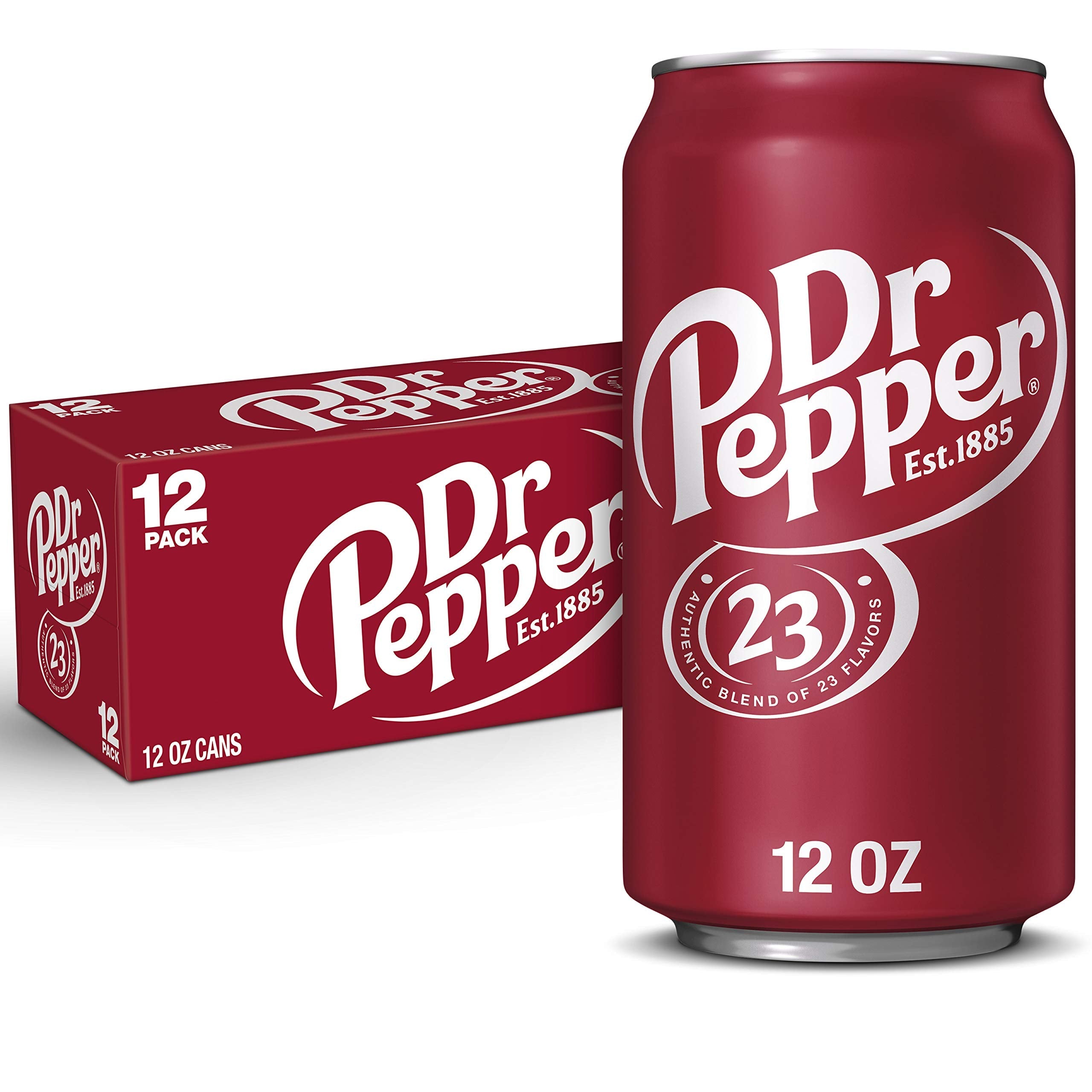 Dr Pepper Soda, 12 fl oz (Pack of 12) Dr Pepper