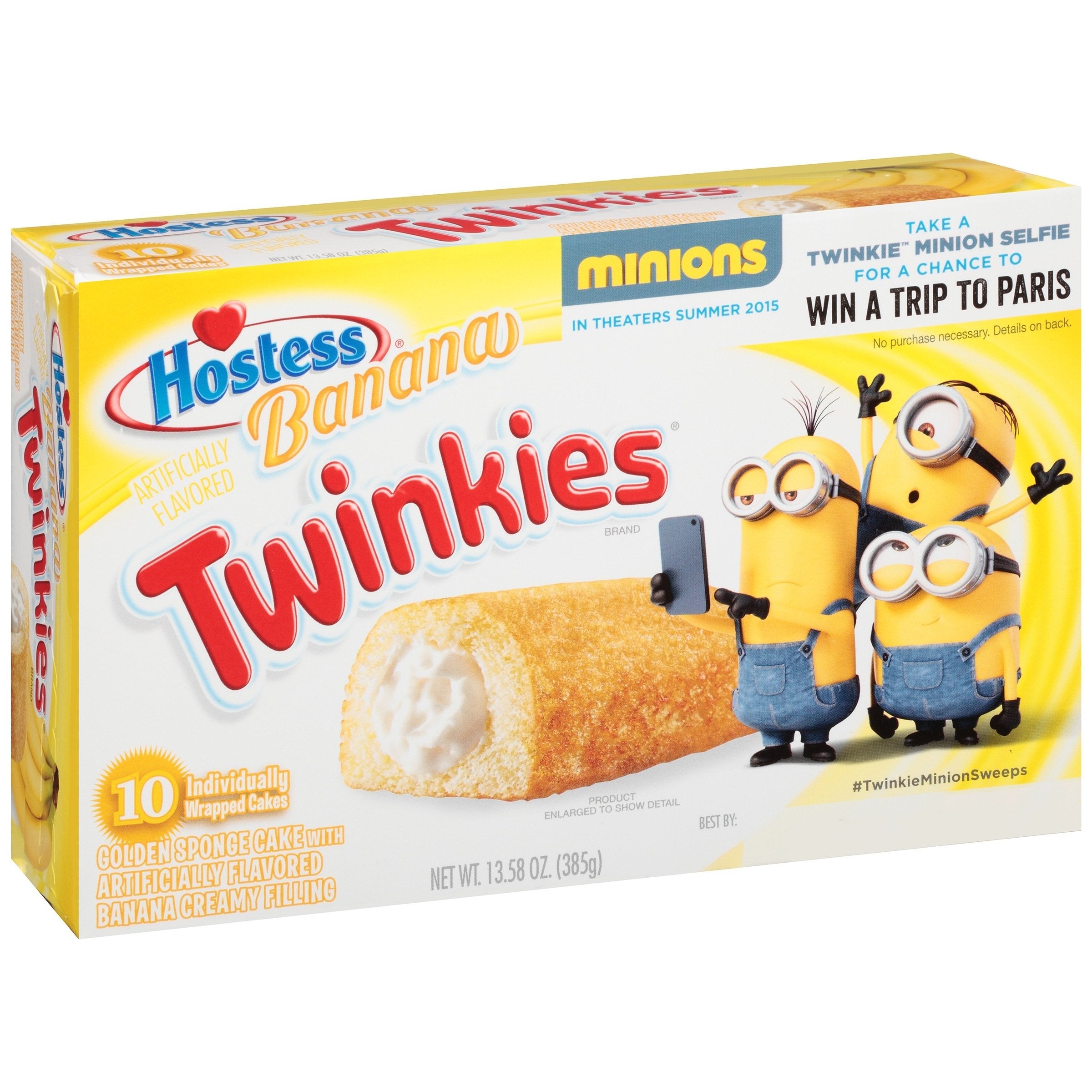Hostess Twinkies Banana, 10 ct Hostess