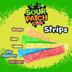 Sour Patch Kids Soft & Chewy Candy Strips, 3.5 oz (Pack of 6) Sour Patch Kids