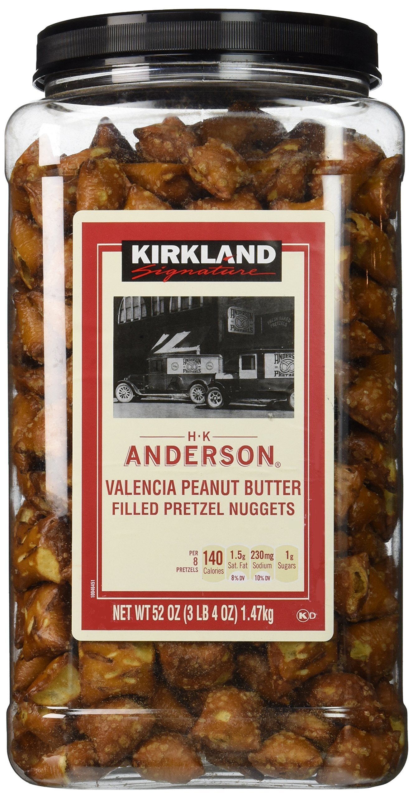 Kirkland Valencia Peanut Butter Filled Pretzel Nuggets, 52 oz Kirkland Signature
