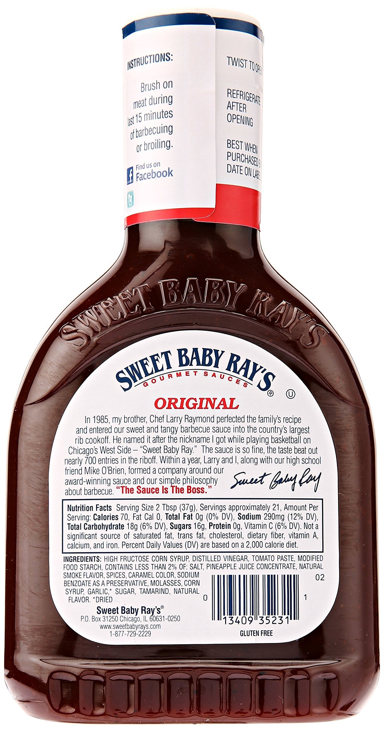 Sweet Baby Ray's Barbecue Sauce, 28 oz Sweet Baby Ray's