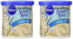 Pillsbury Creamy Supreme Sugar Free Vanilla Frosting, 15 oz (Pack of 2) Pillsbury