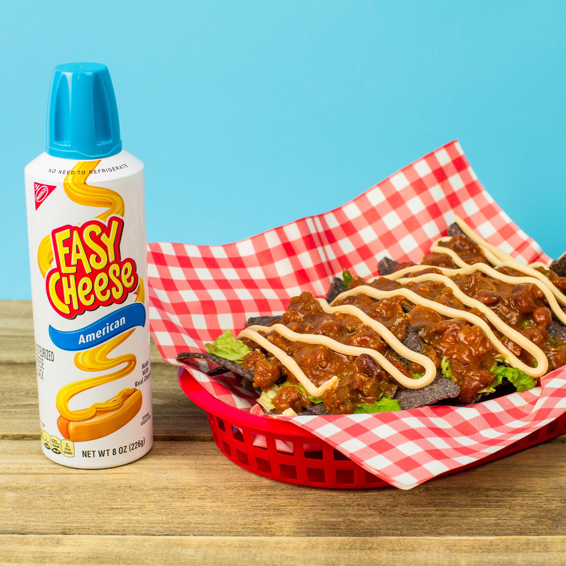Easy Cheese American Cheese Snack, 8 oz Easy Cheese