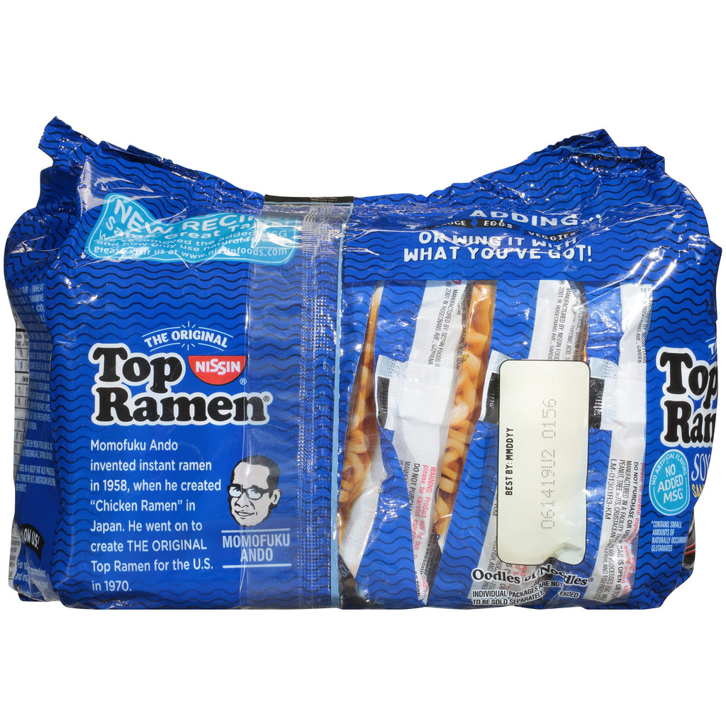 Nissin Top Ramen Oriental Dry Soup, 18 oz (Pack of 6) Nissin