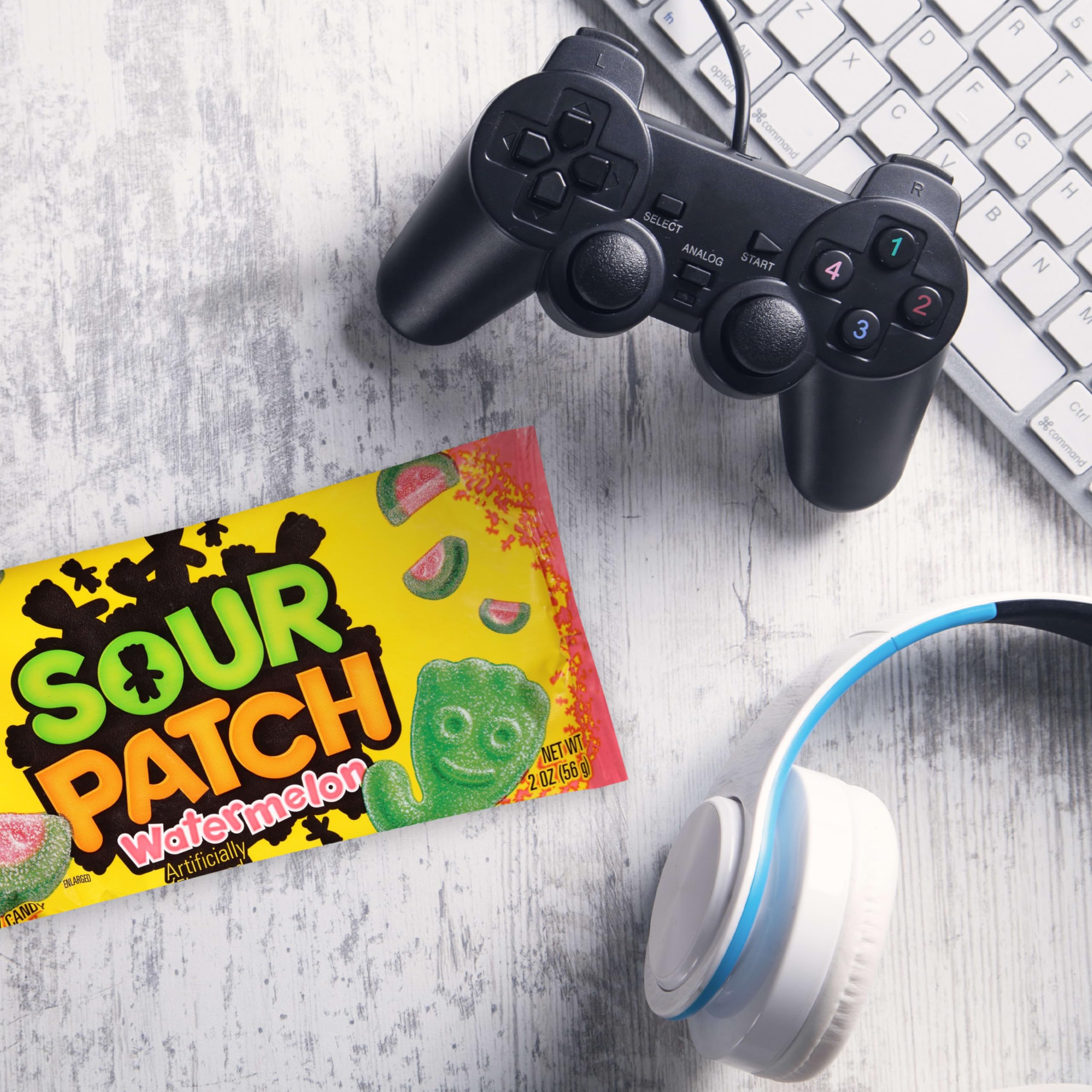 Sour Patch Kids Watermelon Candy, 2 oz (Pack of 24) Sour Patch Kids