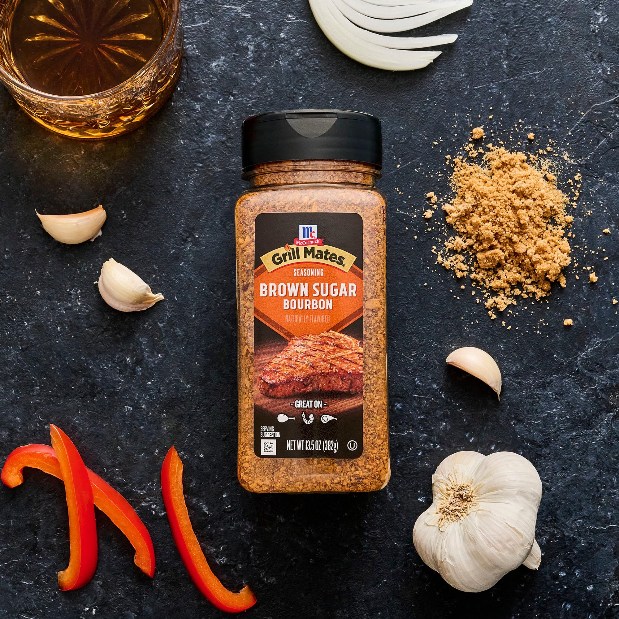 McCormick Grill Mates Brown Sugar Bourbon Seasoning, 13.5 oz McCormick