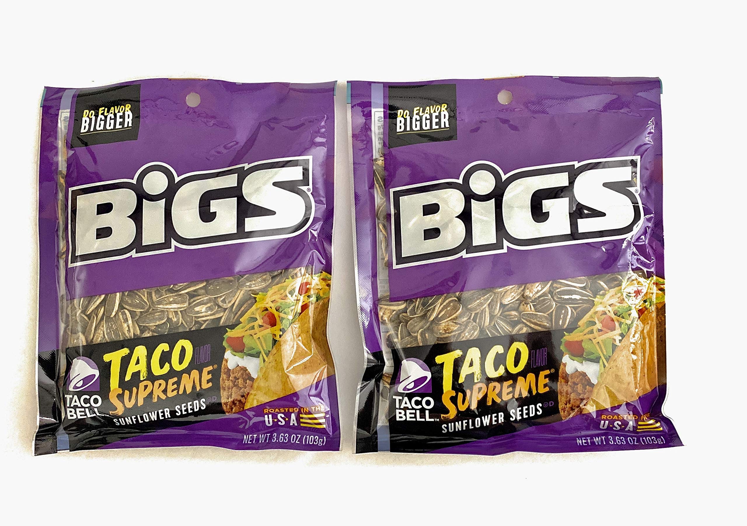 Taco Supreme Sunflower Seeds, 3.63 oz (Pack of 2) Amembiana