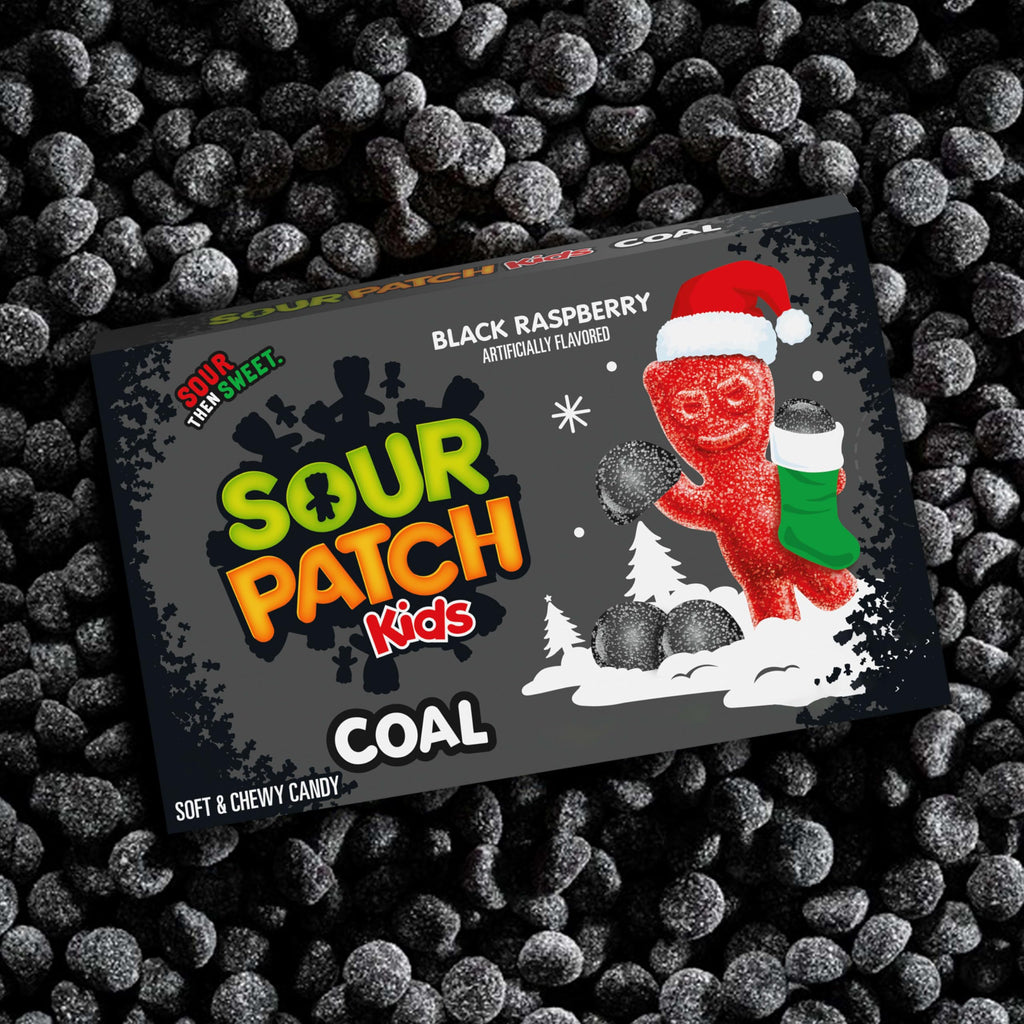 Sour Patch Kids Coal Black Raspberry Soft & Chewy Candy (Pack of 12) Sour Patch Kids