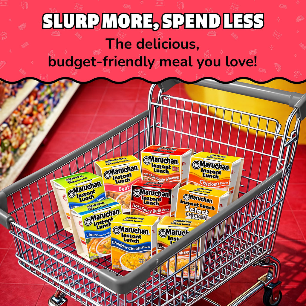 Maruchan Instant Lunch Ramen Noodles, 2.25 oz (Pack of 12)