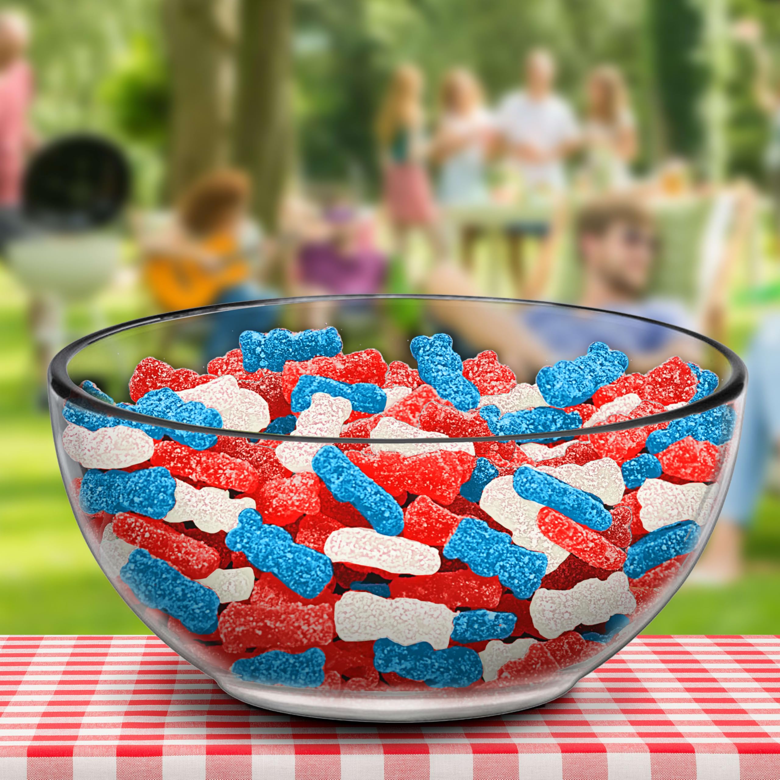 Sour Patch Kids Red, White & Blue Soft & Chewy Gummy Candy, 12 Boxes
