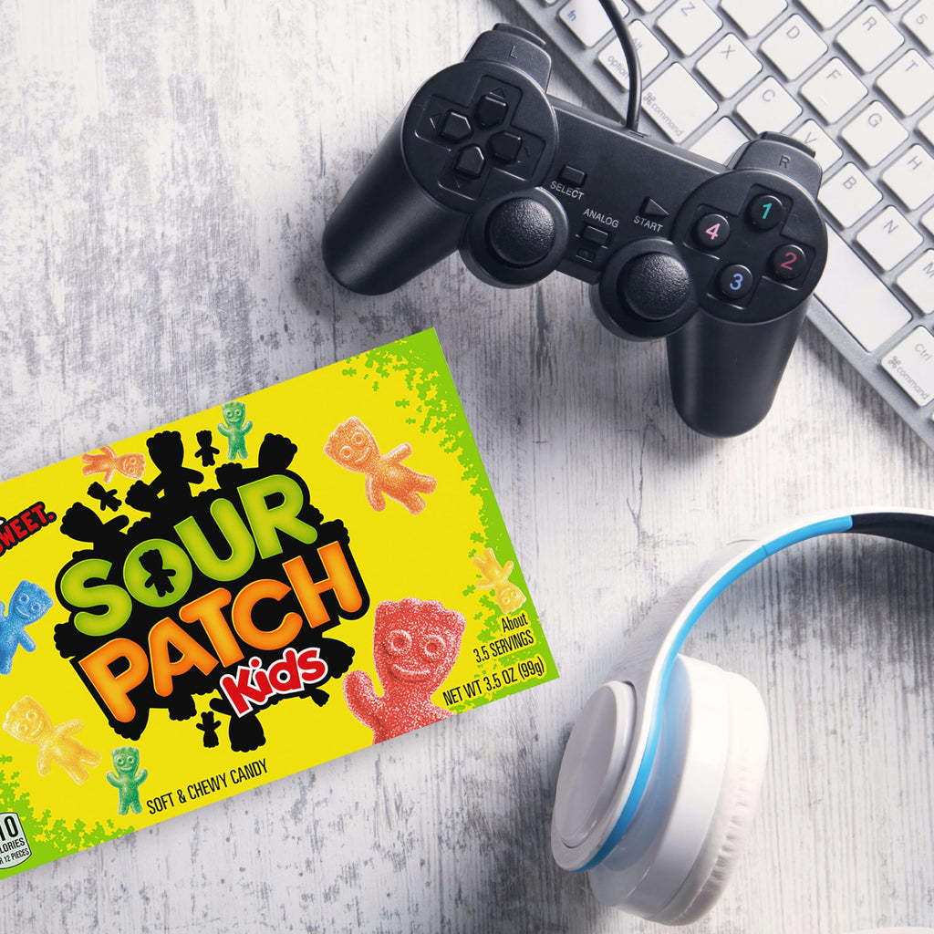 Sour Patch Kids Soft & Chewy Gummy Candy, 3.5 oz (Pack of 12) Sour Patch Kids