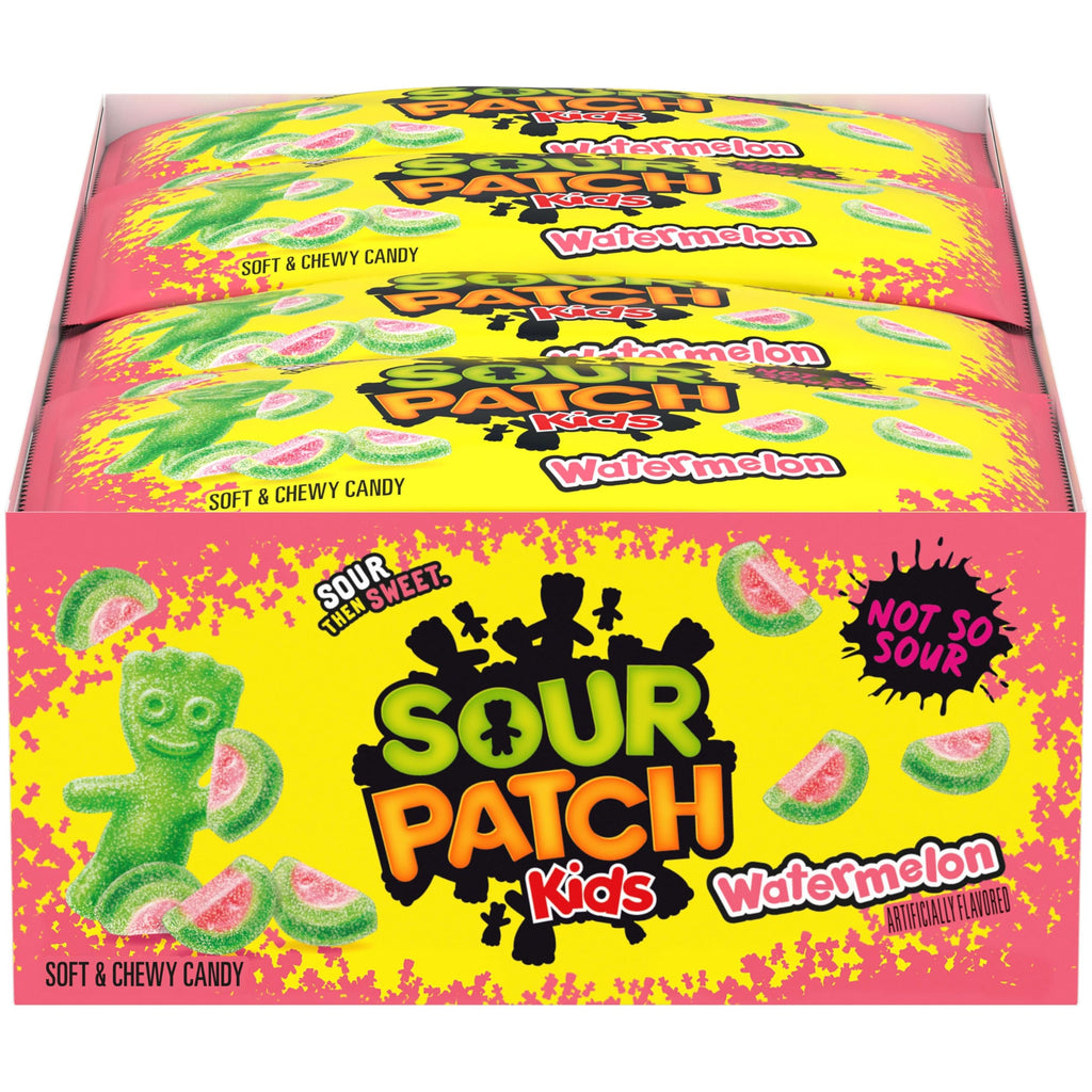 Sour Patch Kids Watermelon Candy, 2 oz (Pack of 24) Sour Patch Kids
