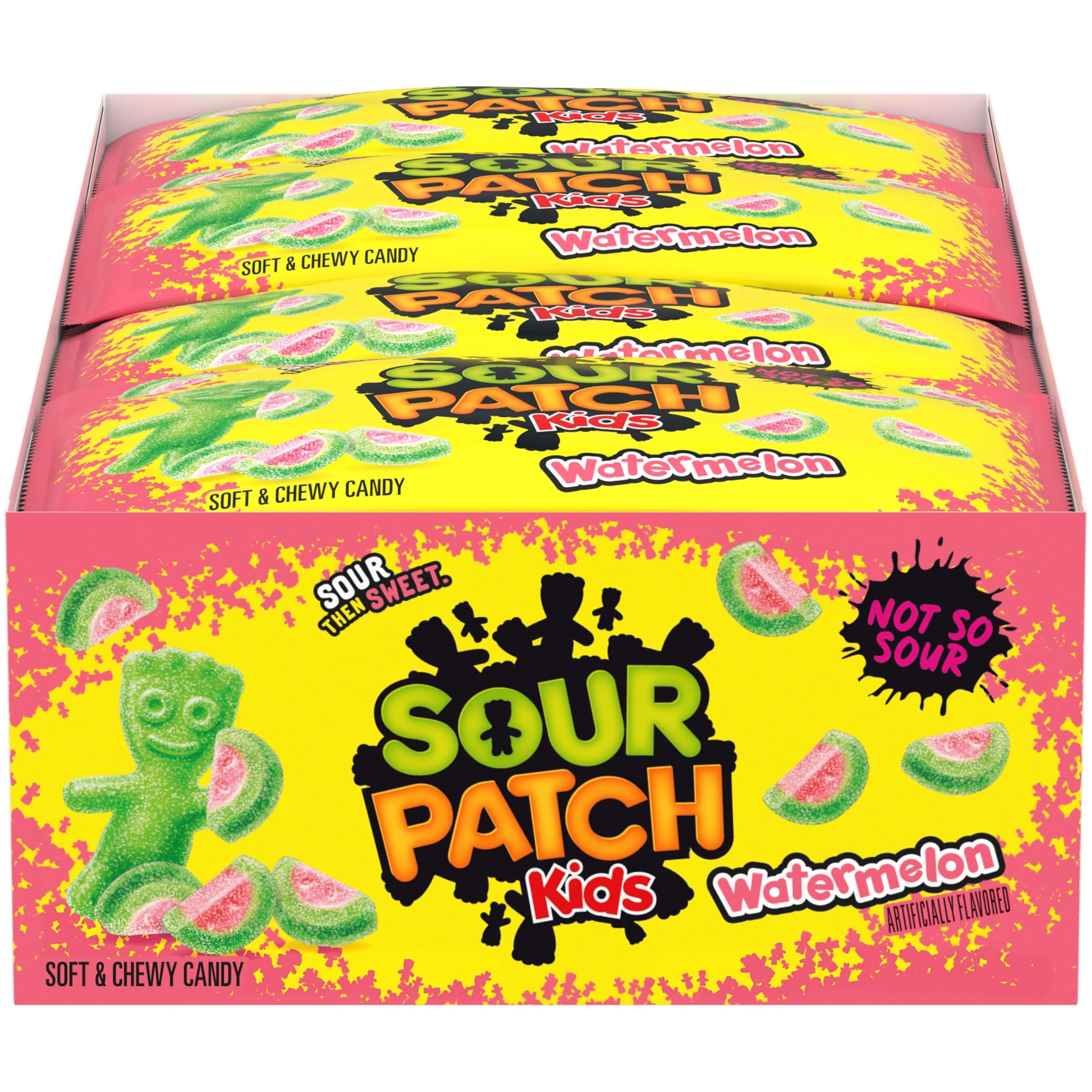 Sour Patch Kids Watermelon Candy, 2 oz (Pack of 24) Sour Patch Kids