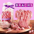 Brach's Sweet Stripes Soft Peppermint, 160 Ct Brach's