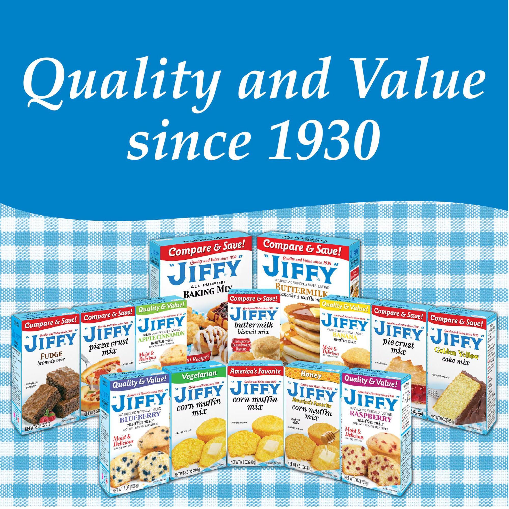 Jiffy All Purpose Baking Mix, Cholesterol Free, 40 oz
