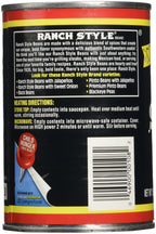 Ranch Style Black Beans, 15 oz (Pack of 4) Ranch Style