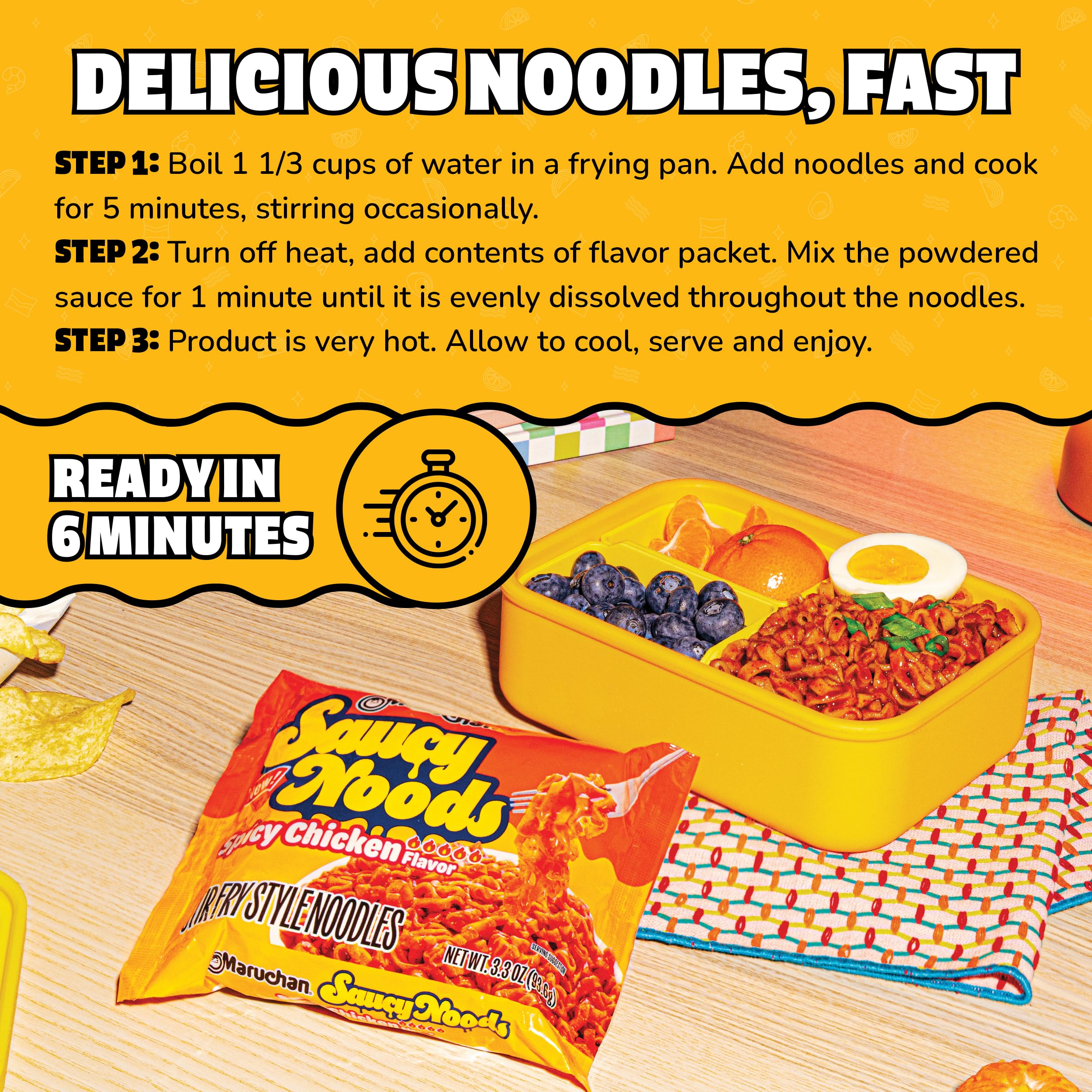 Maruchan Ramen Instant Ramen Noodles Stir Fry Style,3.3oz (Pack of 20)