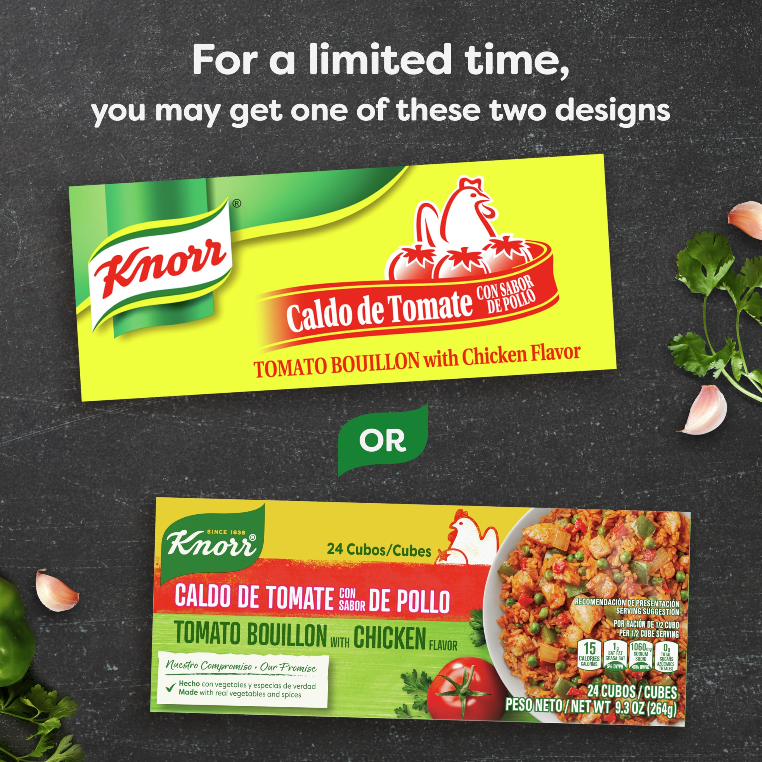 Knorr Tomato Chicken Bouillon Cubes, 9.3 oz (24 ct) Knorr