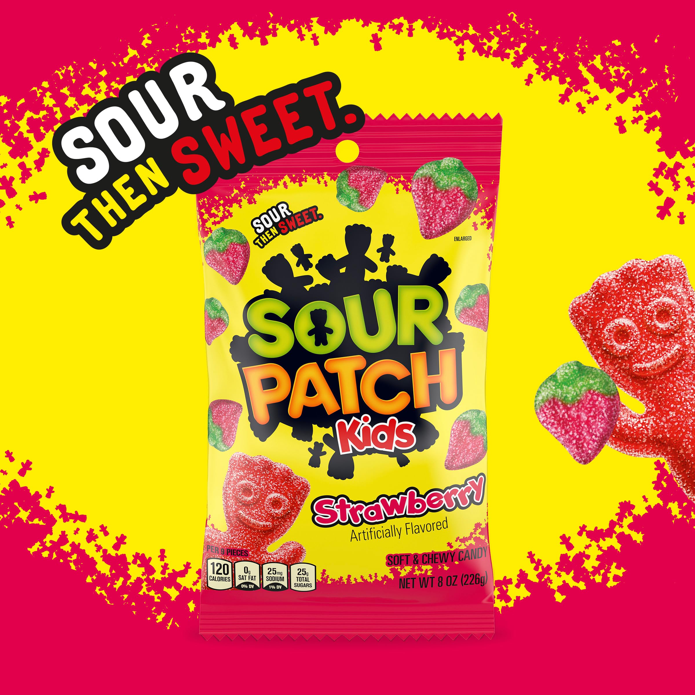 Sour Patch Kids Strawberry or Original, 8oz or 3.5oz Bags