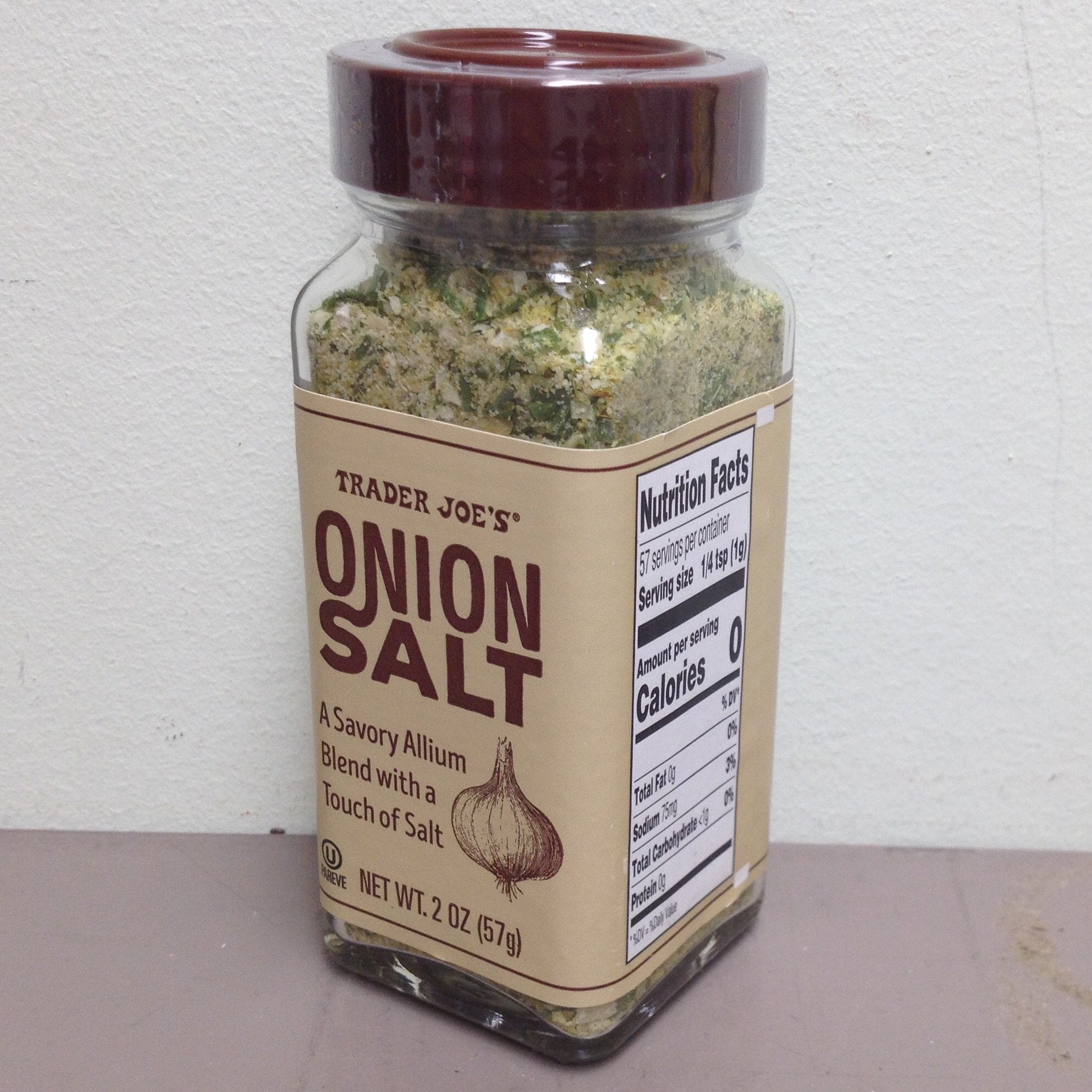 Trader Joe's Onion Salt, 2 oz (Pack of 2) Trader Joe's