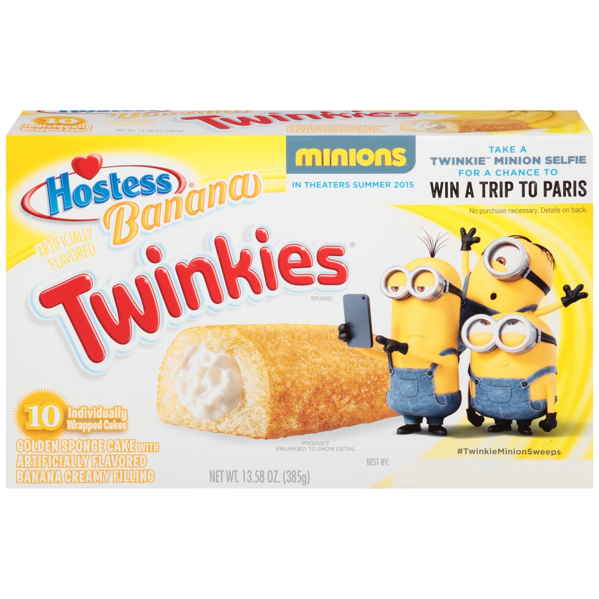 Hostess Twinkies Banana, 10 ct Hostess