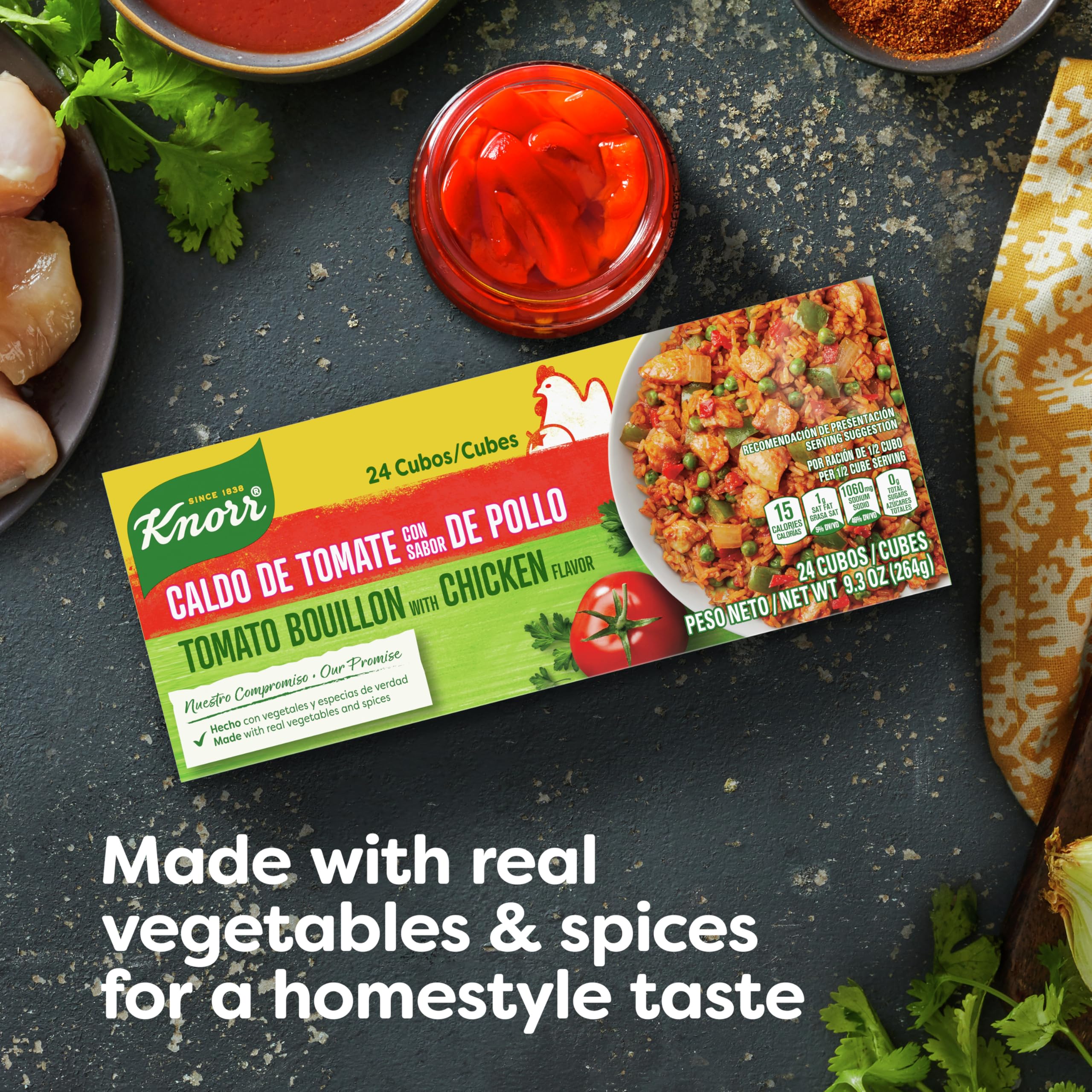 Knorr Tomato Chicken Bouillon Cubes, 9.3 oz (24 ct) Knorr